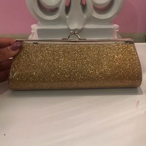 Sparkly gold purse